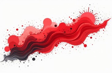 red paint splash