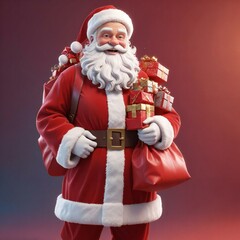 Santa Clause 3d