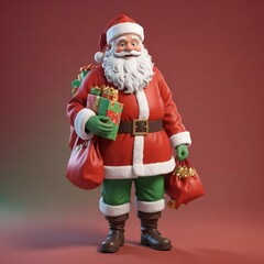 Santa Clause 3d