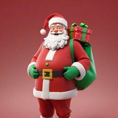 Santa Clause 3d