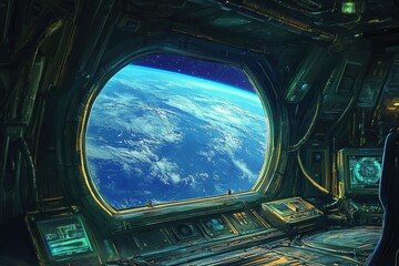 nside the captain's cabin