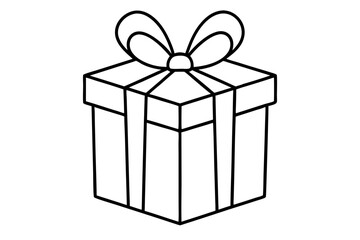 Gift box icon vector.