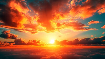 Fototapeta premium Sunset glow