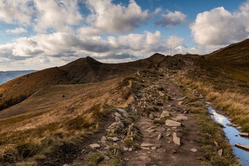 Under the Autumn Sky: Bieszczady's mountains Rolling Hills