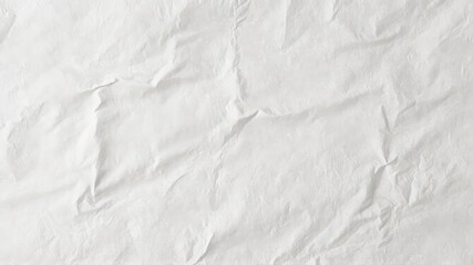 Obraz premium White crumpled paper background, crumpled paper texture