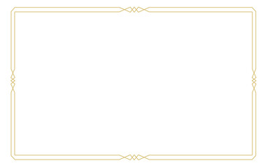 金枠装飾フレーム背景素材