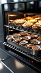 Perfectly Cooked Oysters in Modern Oven