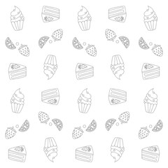 cake pattern background