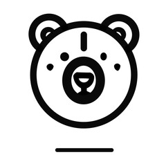 Teddy bear icon
