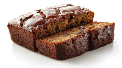 Chocolate Glazed Bread Loaf