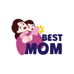 Mother Day Illustration Sticker - 01