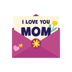 Mother Day Illustration Sticker - 04