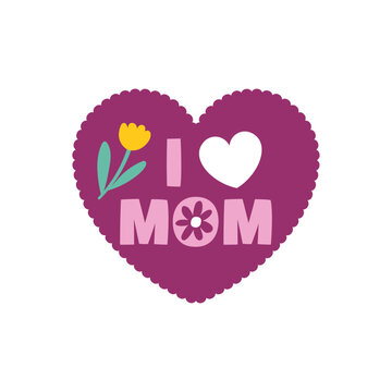 Mother Day Illustration Sticker - 02