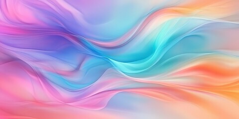 Obraz premium Abstract Pastel Waves