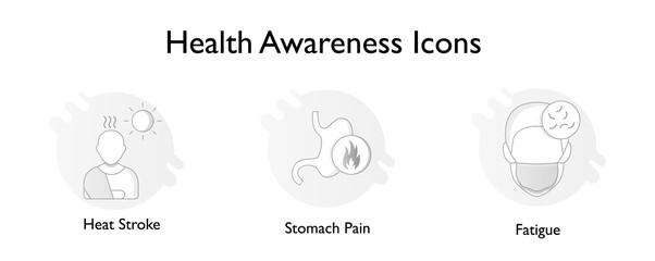 Health Awareness Icons