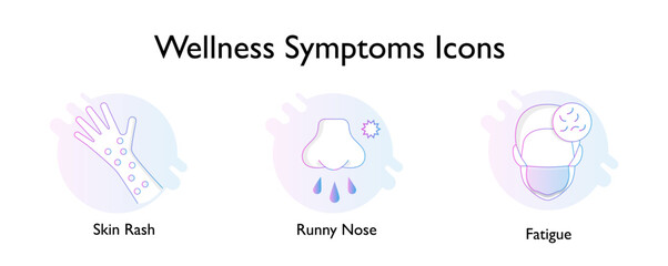 Wellness Symptoms Icons