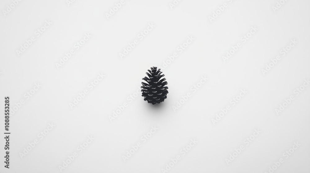 Poster a pine cone is the only thing in the image