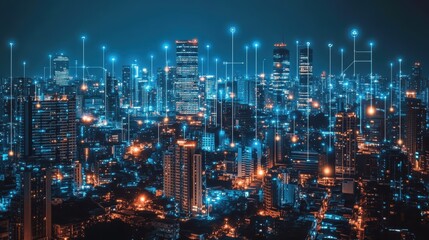 Digital transformation in a smart city with 5G networks and advanced telecommunication