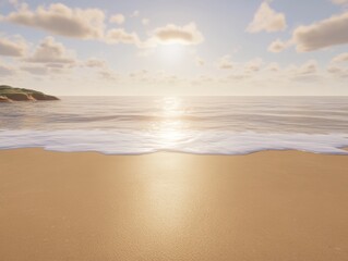 Obraz premium Sunrise Beach Scene