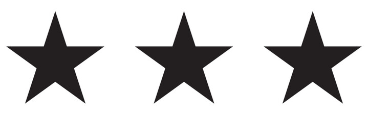 Three rating Stars