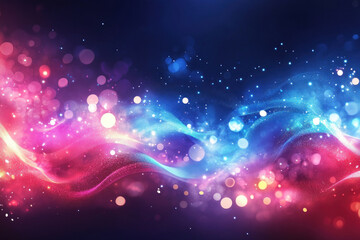 Obraz premium Abstract background with colorful lights shining through fog, creating a vivid and atmospheric display.