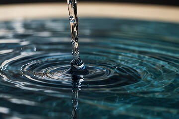 water, drop, splash, liquid, blue, ripple, wave, abstract, droplet, clear, macro, drops, splashing, nature, clean, wet, rain, circle, reflection, falling, motion, bubble, drink, close-up, water drop