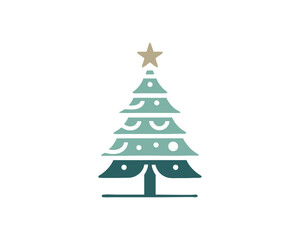 christmas tree illustration