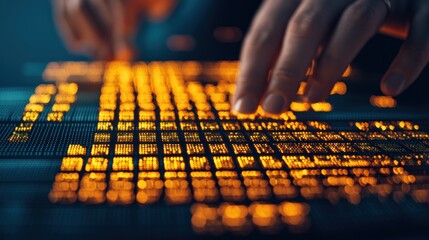 Businessman analyzing gold bars investment on futuristic digital graph screen