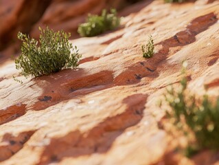 Resilient Flora in a Desert Landscape