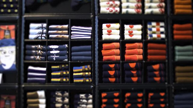 chaussette ranger dans armoire 