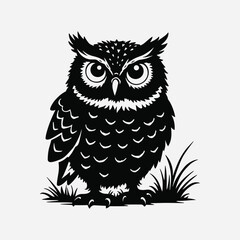 Naklejka premium Burrowing Owl