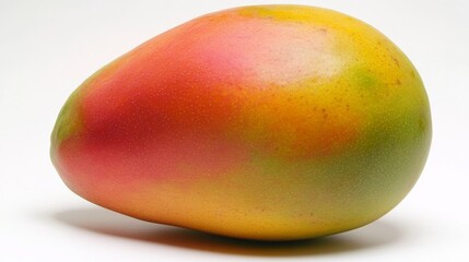 A ripe mango with its smooth, oval shape and rich yellow-orange color, Each mango&rsquo;s vibrant color and subtle imperfections captured with precision