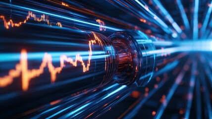 Corporate Finance: Collaborative Vision with Sleek Metal Pipes Merging in a Dynamic Business Environment