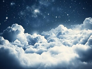 Starry Night Cloudscape