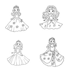 Little Princess Coloring page for kids © Elala 9161