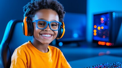 Engaged Student in Online Learning Session