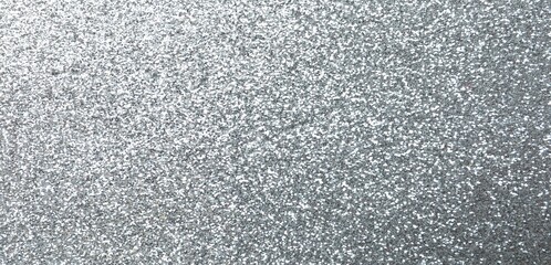 Shiny silver glitter texture background
