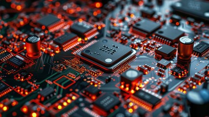 Fototapeta premium Access to Technology and Innovation: The availability of smart devices, internet, and tools that improve life quality, enhance productivity, and create new learning opportunities. 