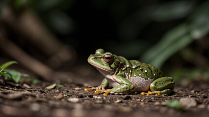 Obraz premium frog in nature