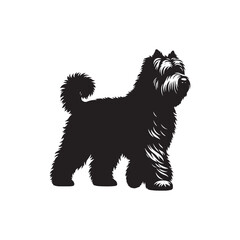 Bouvier des Flandres Vector - Bouvier des Flandres Illustration - Dog Vector.