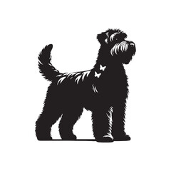 Bouvier des Flandres Vector - Bouvier des Flandres Illustration - Dog Vector.