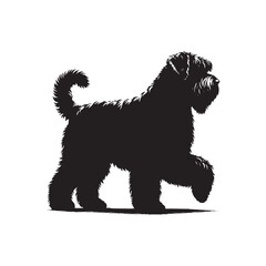 Bouvier des Flandres Vector - Bouvier des Flandres Illustration - Dog Vector.