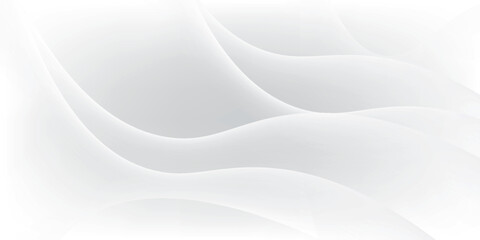 White gray satin texture that is white silver fabric silk panorama background with beautiful soft blur pattern natural.