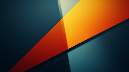 A minimalist abstract composition featuring geometric shapes and contrasting color.