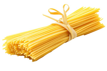 A pile of pasta with a white background . on transparent background.