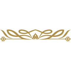 Naklejka premium Thai Art traditional asian luxury line art, Thai Pattern flat illustration png