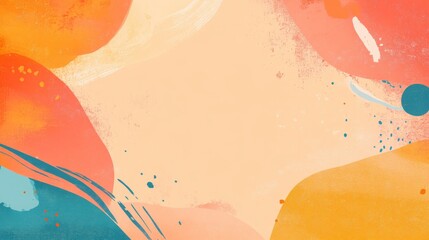 A vibrant abstract background with soft color and fluid shapes, ideal for creative projects.