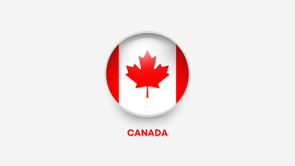 canada 3d flag vector illustrator