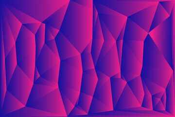Obraz premium Vibrant purple low poly background perfect for sleek designs.