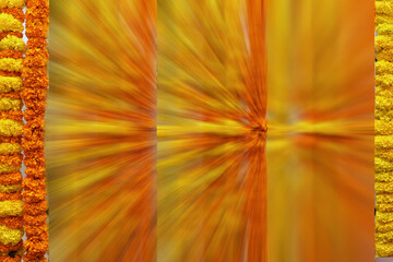 marigold yellow orange flower background for wallpaper, creative cutwork and religious background